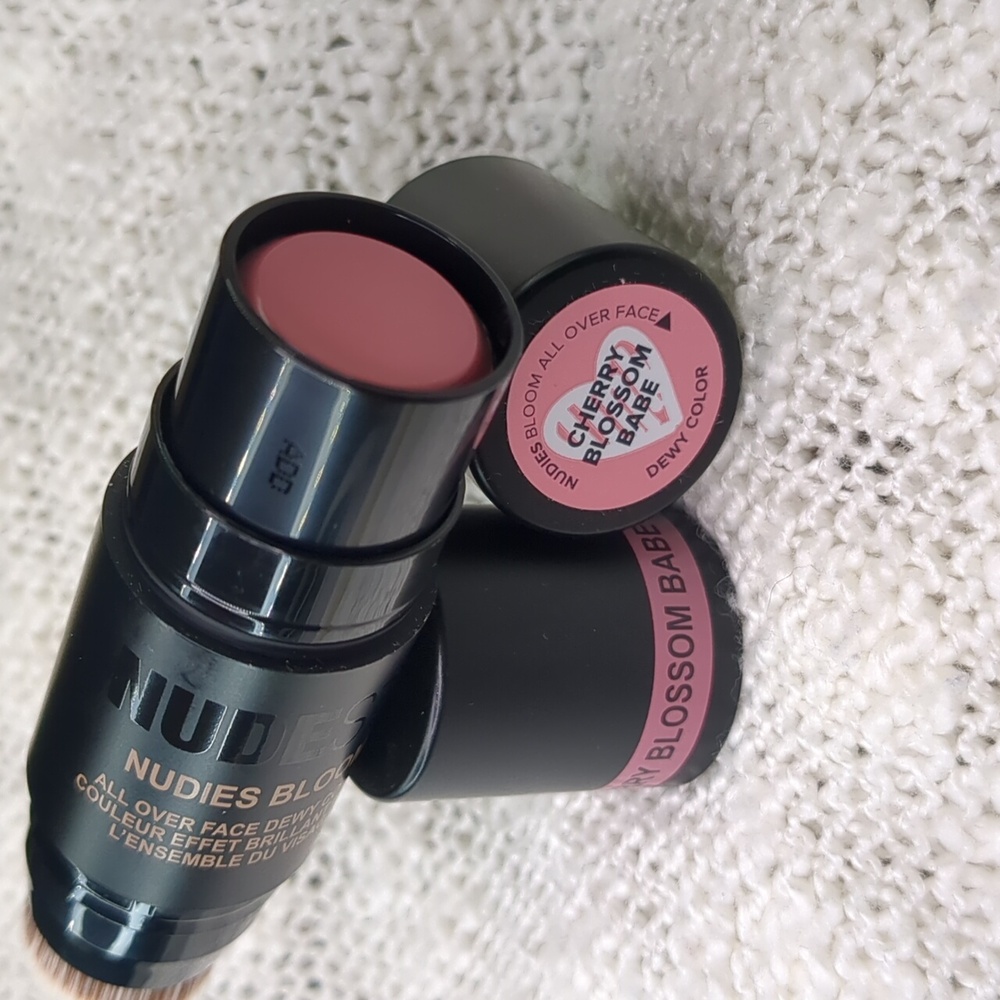 NUDESTIX Nudies Bloom Multi-Use Blush Tint in Cherry Blossom Babe, 7g/0.25oz - Picture 1 of 11